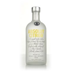 Absolut Citron Flavoured Vodka