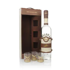 Beluga Allure Vodka Gift Pack with 3x Glasses Plain Vodka