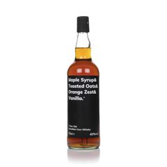 Maple Syrup & Toasted Oats & Orange Zest & Vanilla 7 Year Old Corn Whisky