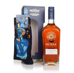 Metaxa 12 Stars Gift Set with Socks Brandy