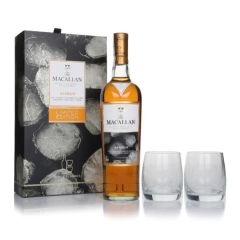 The Macallan Amber - 1824 Series Gift Set with 2 Glasses