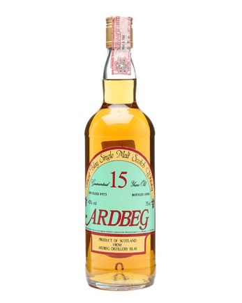Ardbeg 1973 15 Year Old Clear Glass Screwcap Sestante