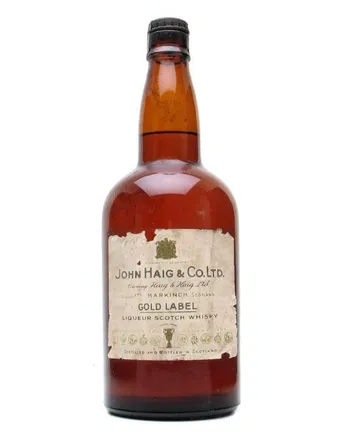 Haig Gold Label Late George V Spring Cap Bottled 1940's