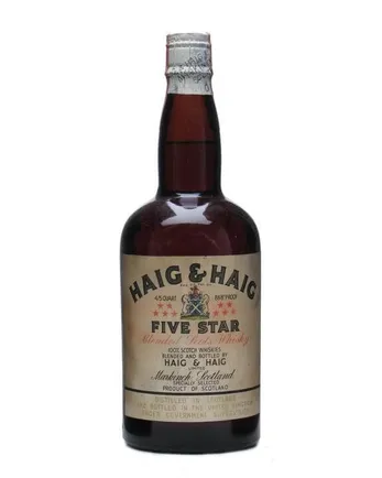 Haig Haig Five Star Spring Cap Bottled 1950s