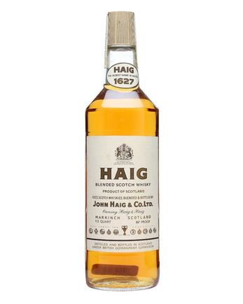 Haig Gold Label Bottled 1980s Plastic Cap