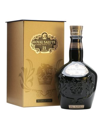 Royal Salute 21 Year Old Green Wade Decanter