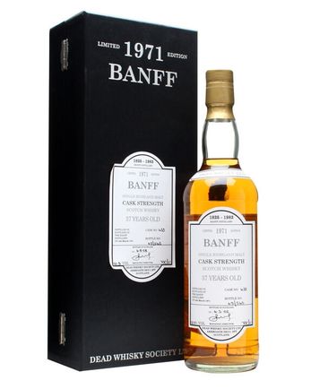 Banff 1971 37 Year Old Dead Whisky Society