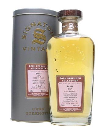 Banff 1975 31 Year Old Signatory Cask Strength Collection