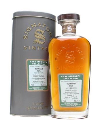 Benriach 1975 28 Year Old Sherry Cask Signatory Cask Strength Collection