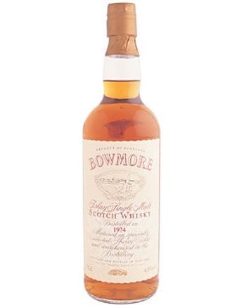 Bowmore 1974 Vintage Label