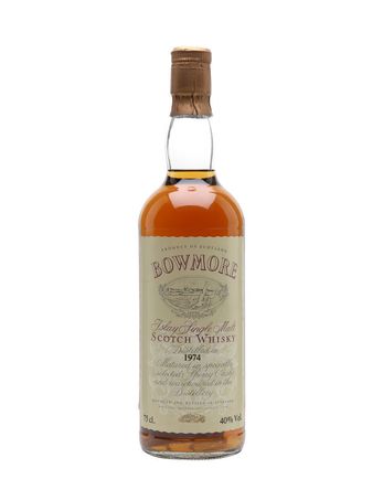 Bowmore 1974 Vintage Label Sherry Casks