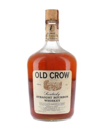 Old Crow Half Gallon Bottled 1980s
