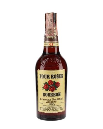 Four Roses 6 Year Old Yellow Bottled 1960s