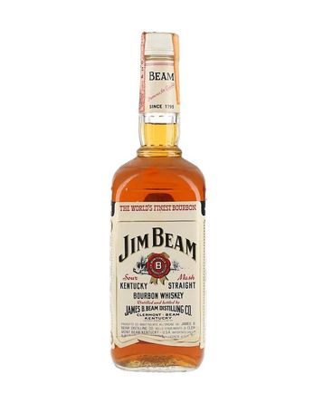 Jim Beam White 4 Year Old Bottled 1960s