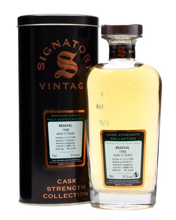 Braeval 1998 12 Year Old Casks #168861+62 Signatory Cask Strength Collection