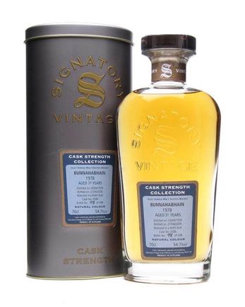 Bunnahabhain 1978 31 Year Old Cask #2586 Signatory