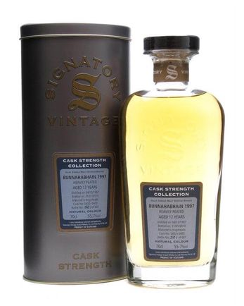 Bunnahabhain 1997 12 Year Old Heavily Peated Signatory