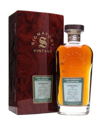 Caperdonich 1970 38 Year Old Rare Reserve Signatory Cask Strength Collection