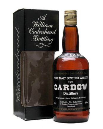 Cardow Cardhu 1962 23 Year Old Cadenhead's