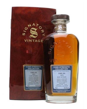 Caol ila 1975 32 Year Old Signatory Cask Strength Collection