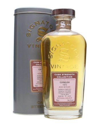 Clynelish 1973 33 Year Old Signatory Cask Strength Collection