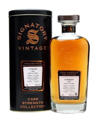 Clynelish 1995 16 Year Old Sherry Butt #12797 Signatory Cask Strength Collection