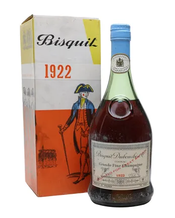 Bisquit Dubouche 1922 Cognac Bottled 1950s