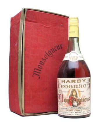 Hardy V V S P Cognac Monseigneur Bottled 1960's