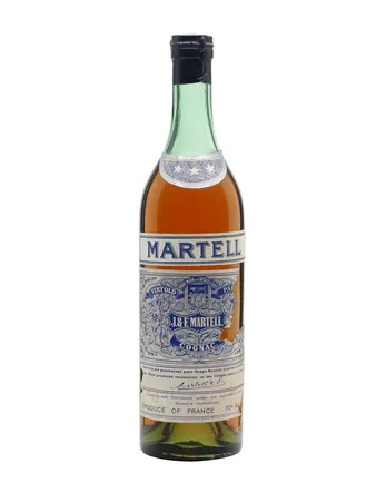 Martell VOP Cognac Bottled 1950s Spring Cap