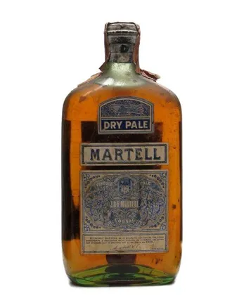 Martell Dry Pale VOP Cognac 1950s Spring Cap