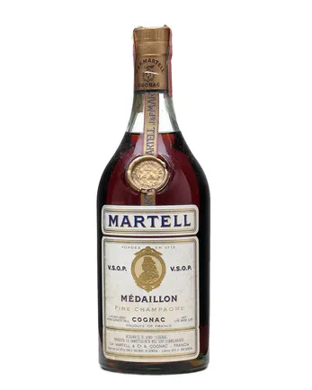 Martell VSOP Medaillon Fine Champagne Cognac Bottled 1970s