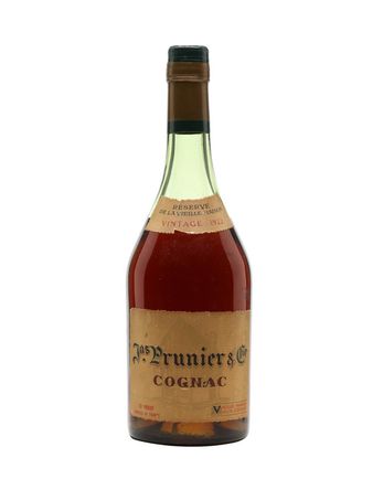 Prunier 1922 Cognac Bottled 1960s