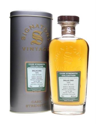Dallas Dhu 1975 32 Year Old Bourbon Cask Signatory Cask Strength Collection