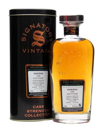 Glencraig 1976 33 Year Old Cask #6782 Signatory Cask Strength Collection