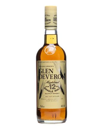 Glen Deveron 12 Year Old Bottled 1980s Yellow Plastic Cap