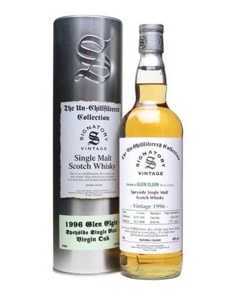 Glen Elgin 1996 12 Year Old Virgin Oak Signatory Un-Chillfiltered Collection