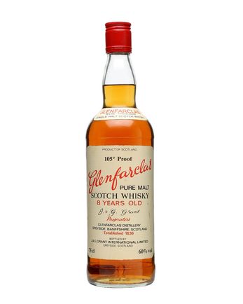 Glenfarclas 8 Year Old 105' White Label Bottled 1980s