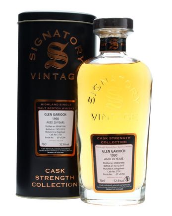 Glen Garioch 1990 20 Year Old Cask #2750 Signatory Cask Strength Collection