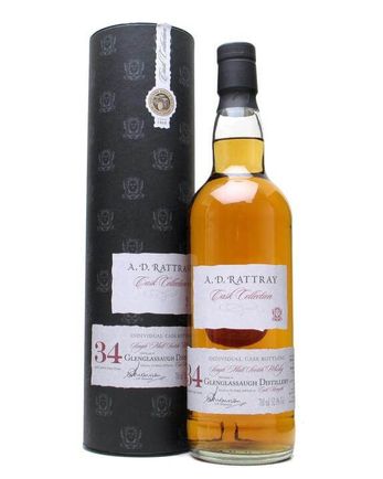 Glenglassaugh 1973 34 Year Old Bourbon Cask Dewar Rattray Cask Collection
