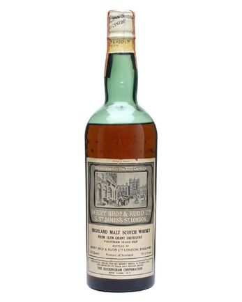 Glen Grant 14 Year Old Bottled 1930s US Import Berry Bros & Rudd