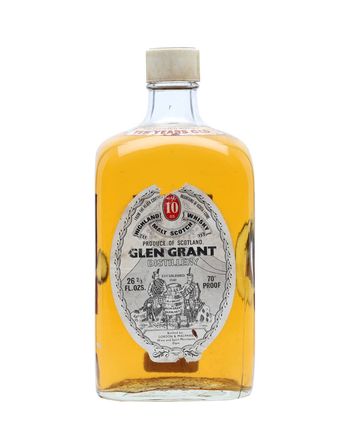 Glen Grant 10 Year Old Bottled 1970s Rectangular Bottle