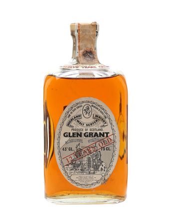 Glen Grant 12 Year Old Bottled 1970s Cork Stopper
