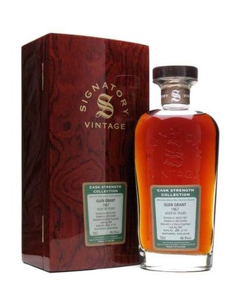 Glen Grant 1967 41 Year Old Sherry Cask Signatory Cask Strength Collection
