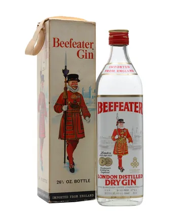 Beefeater Gin Bottled 1970s