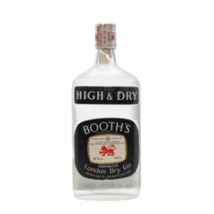 Booth's London Dry Gin / High & Dry / Bottled 1970s