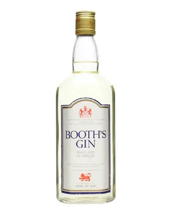 Booth's High Dry Gin Bottled 1970s