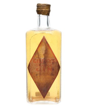 Gilbey's Orange Gin Bottled 1960s