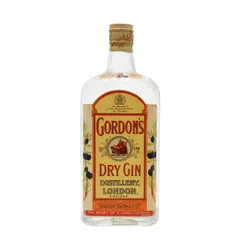 Gordon's Dry Gin / Bottled 1950s / Spring Cap