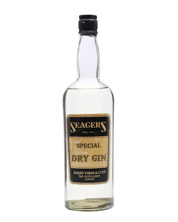Seager's London Dry Gin Bottled 1950s