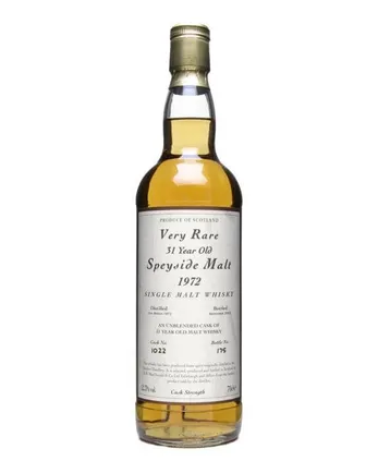 Glenlivet 1972 31 Year Old Independent Bottling